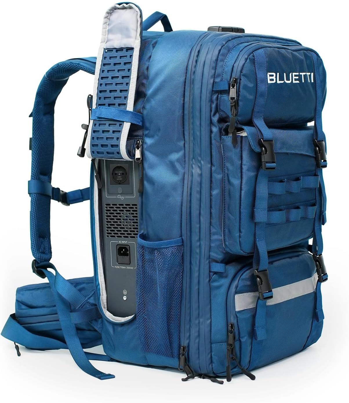 BLUETTI Handsfree 2 Centrale Elettrica Portatile a Zaino Solare, 512Wh 700W Batteria LFP con 60L Zaino, Sistema di Energia per Campeggio, Fotografia Pannello Solare Opzionale-Comfyia