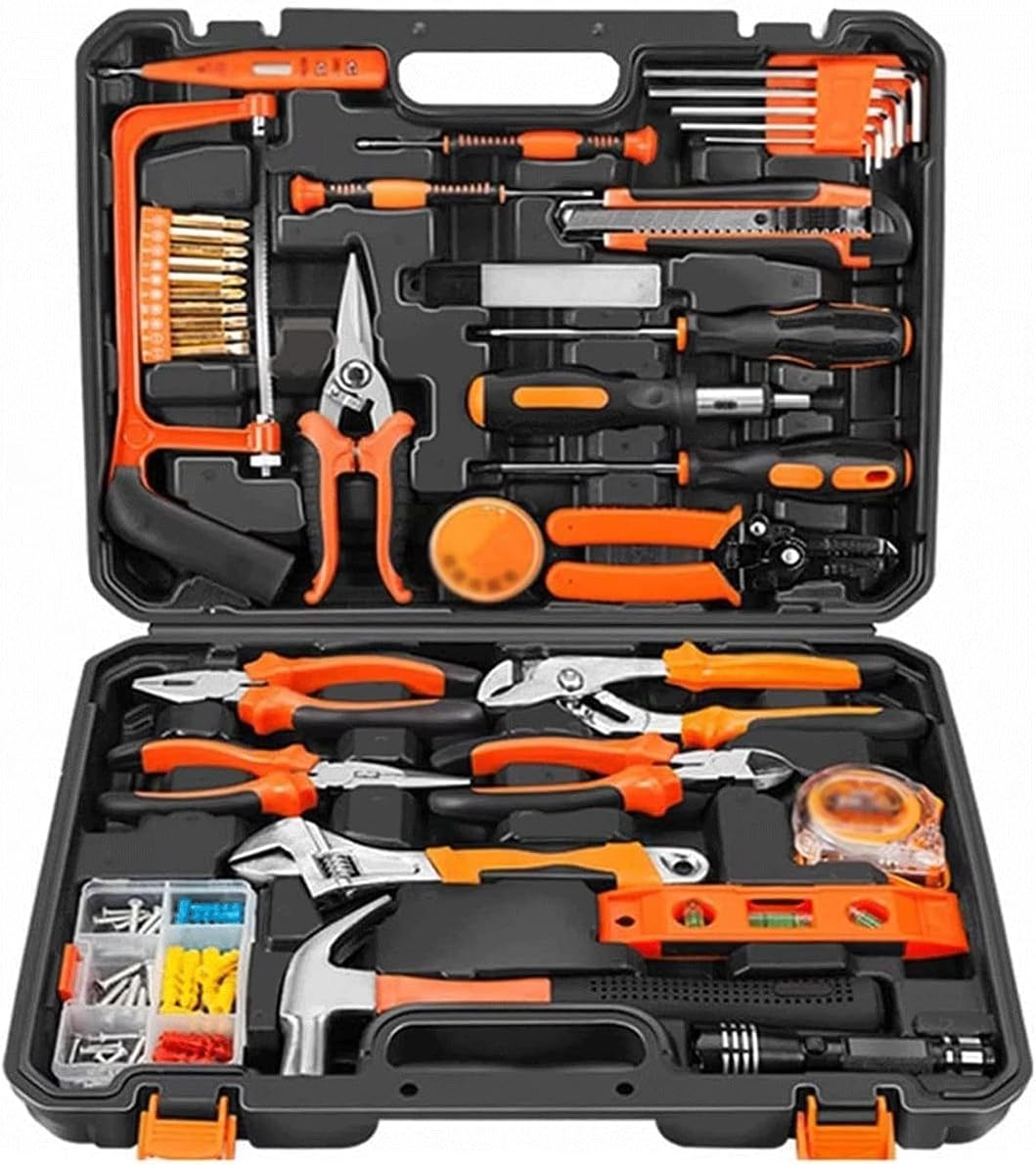 Kit combinati Utensili, Kit Attrezzi for casa, Set di Attrezzi a Mano for la Riparazione di Auto a casa con scatole degli Attrezzi, Strumenti e miglioramento della casa-Comfyia