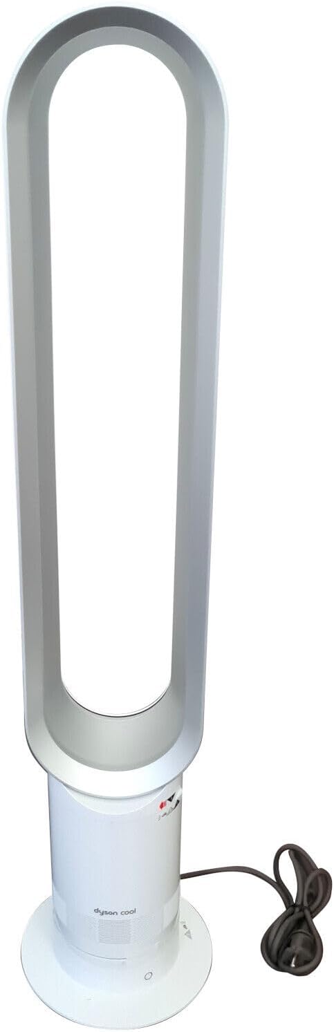 Dyson Cool AM07 - Mini ventilatore a torre, colore: Bianco Argento-Comfyia