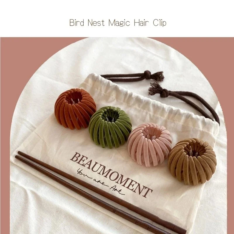 (🎄Early Christmas Sale - 49% OFF) Bird Nest Magic Hair Clip - Buy 5 G