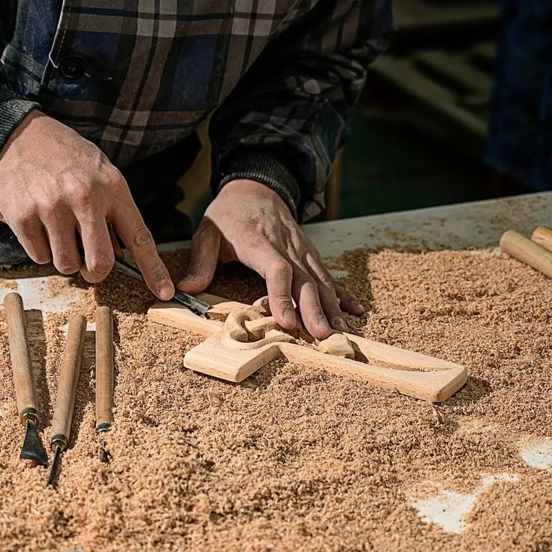 Handmade Intertwined Heart Wooden Cross(š„Buy 2 FREE SHIPPING)