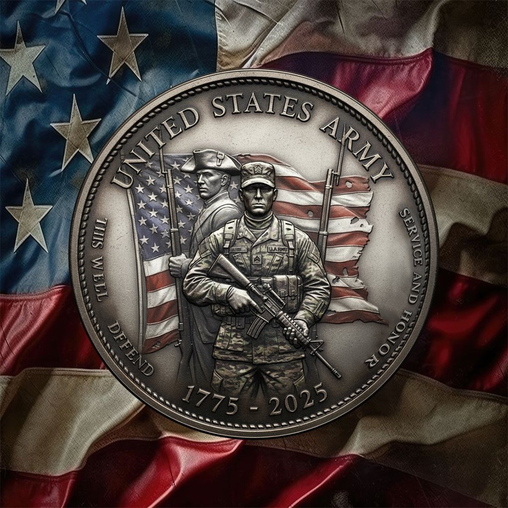 🏆Honoring 250 Years of Valor: The U.S. Army 250th Anniversary Commemorative Coin
