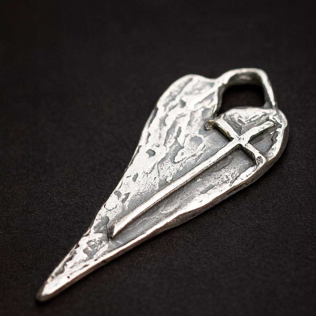 ✝️100% Handmade Silver Cross Healing Heart (𝐉𝐚𝐦𝐞𝐬 𝐁𝐨𝐭𝐭𝐨𝐦𝐬 𝐇𝐚𝐧𝐝𝐦𝐚𝐝𝐞®) - BUY 4 GET EXTRA 10% OFF