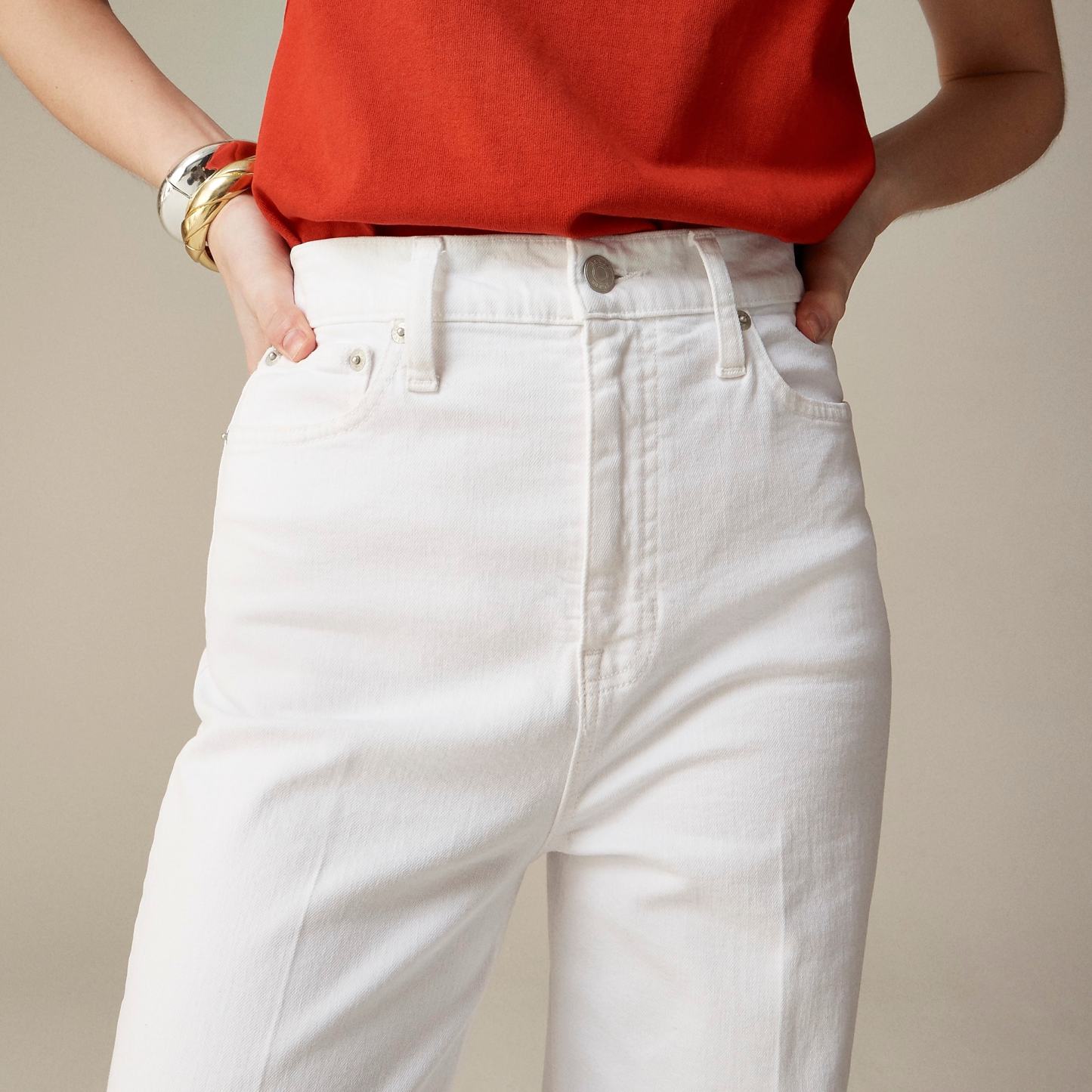 Wide Leg Denim Trouser (Buy 2 Free Shipping)
