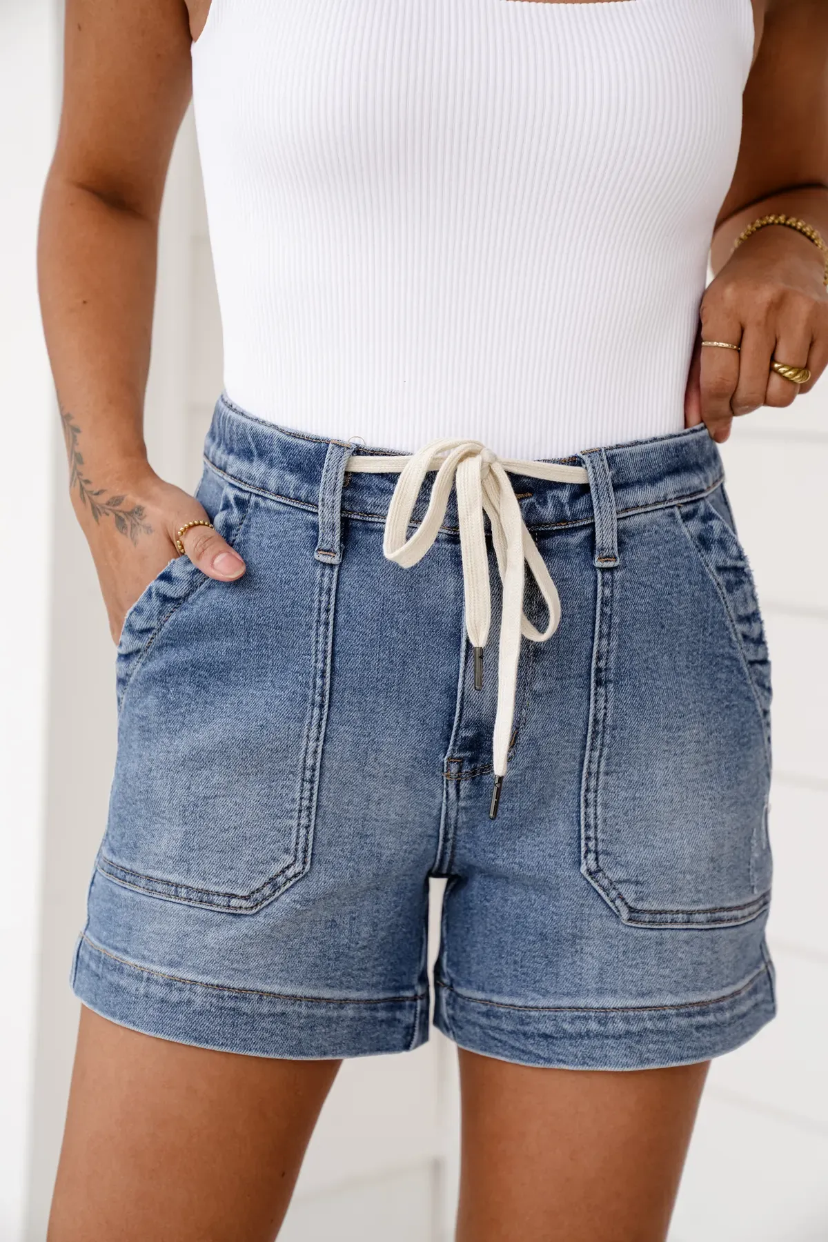 Tummy Control High Rise Jogger Shorts (Buy 2 Free Shipping)