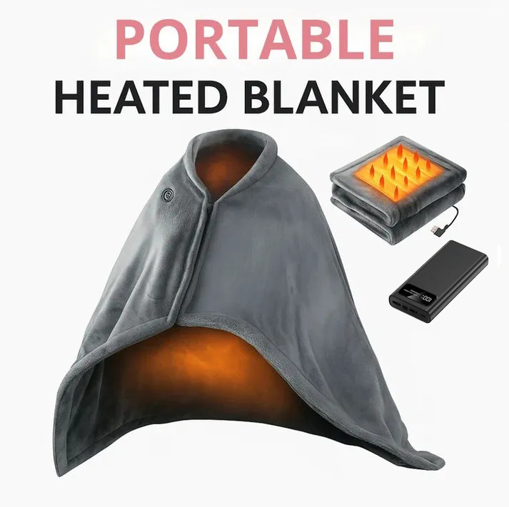 🎅Best Winter Gifts 🔥Favorite Portable Heated Shawl (Buy 2 Free Shipping)