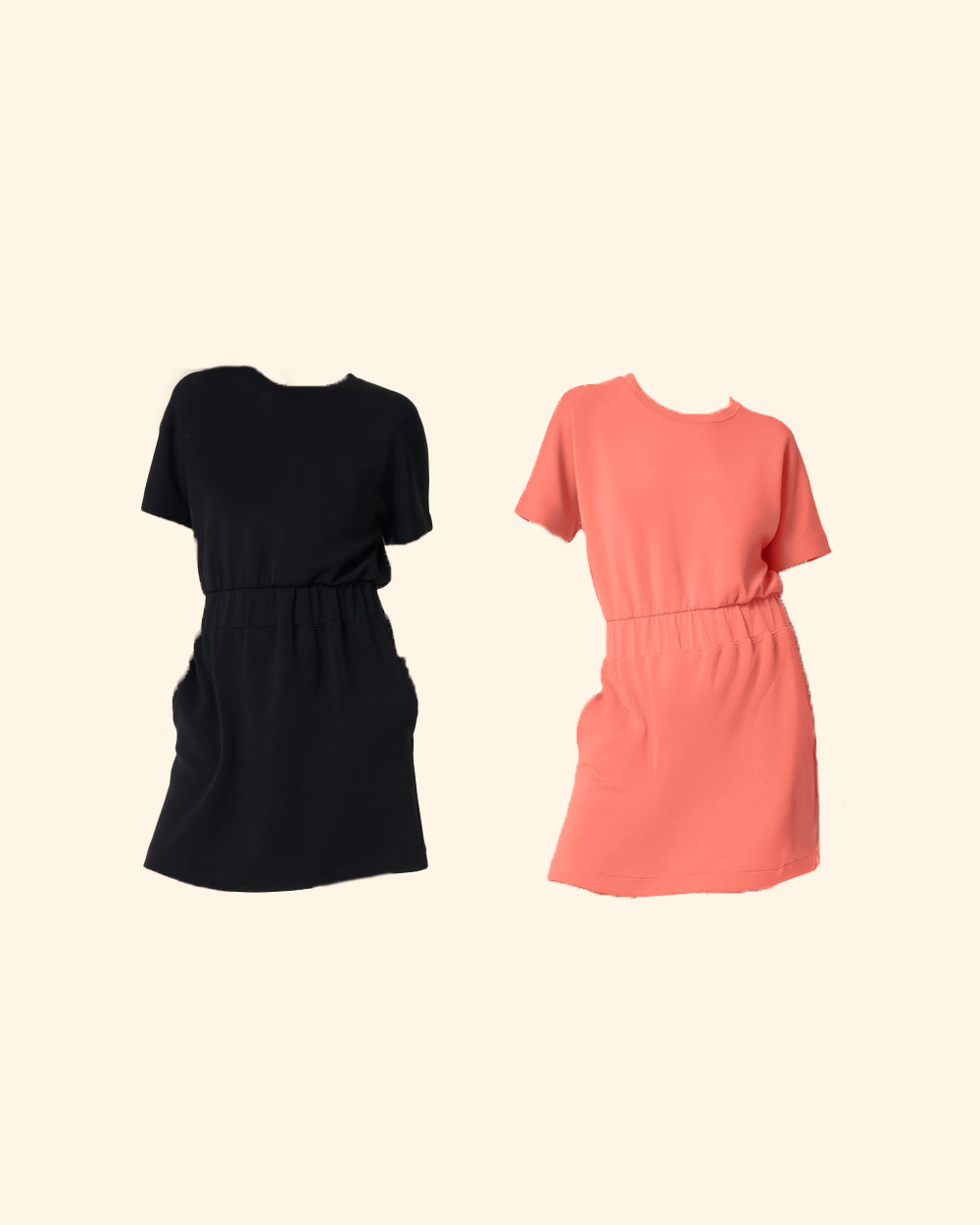 AirEssentials Cinched T-Shirt Dress(BUY 2 FREE SHIPPING)