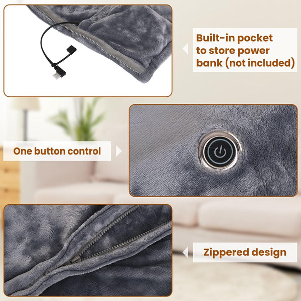 🎅Best Winter Gifts 🔥Favorite Portable Heated Shawl (Buy 2 Free Shipping)
