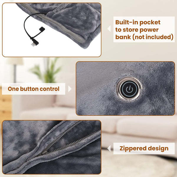 🎅Best Winter Gifts 🔥Favorite Portable Heated Shawl (Buy 2 Free Shipping)