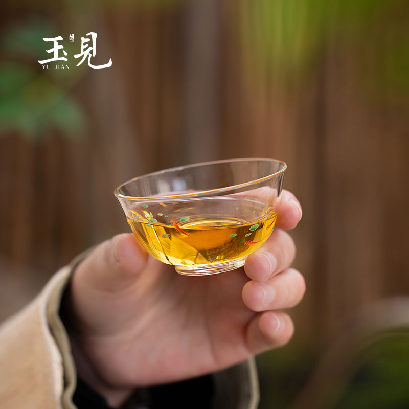 Hand-Painted Tea Tasting Cups 50ml Set of 2