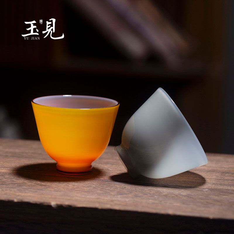 Handcrafted Glass Master Cup 90ml – Round Design