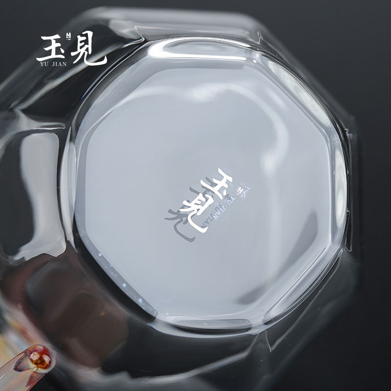 Borosilicate Glass Gongdao Cup 180ml – Handcrafted Tea Cup, Tea Brewer