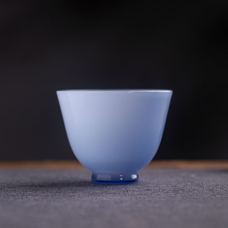 Handcrafted Glass Master Cup 90ml – Round Design