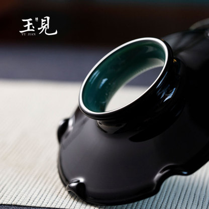 Handcrafted Borosilicate Glass Gaiwan Tea cup