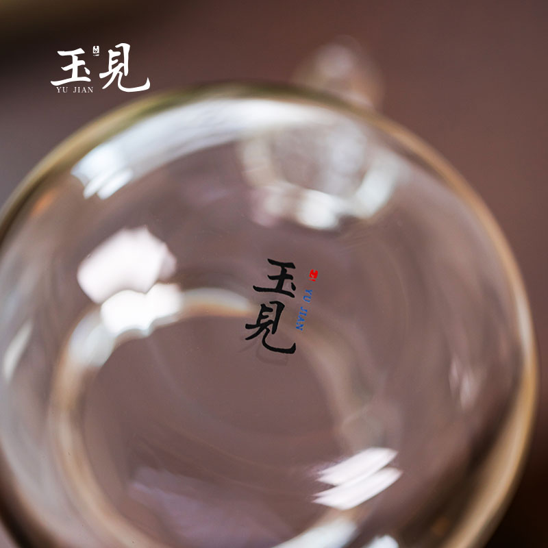 Handcrafted Borosilicate Glass Tea Pot 150ml – Chinese Style Fulu Design