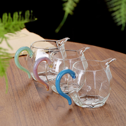 Borosilicate Glass Gongdao Cup 180ml – Handcrafted Tea Cup, Tea Brewer