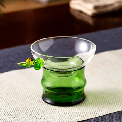 Handcrafted Ladybug Tea Infuser – Borosilicate Glass, Creative Tea Filter