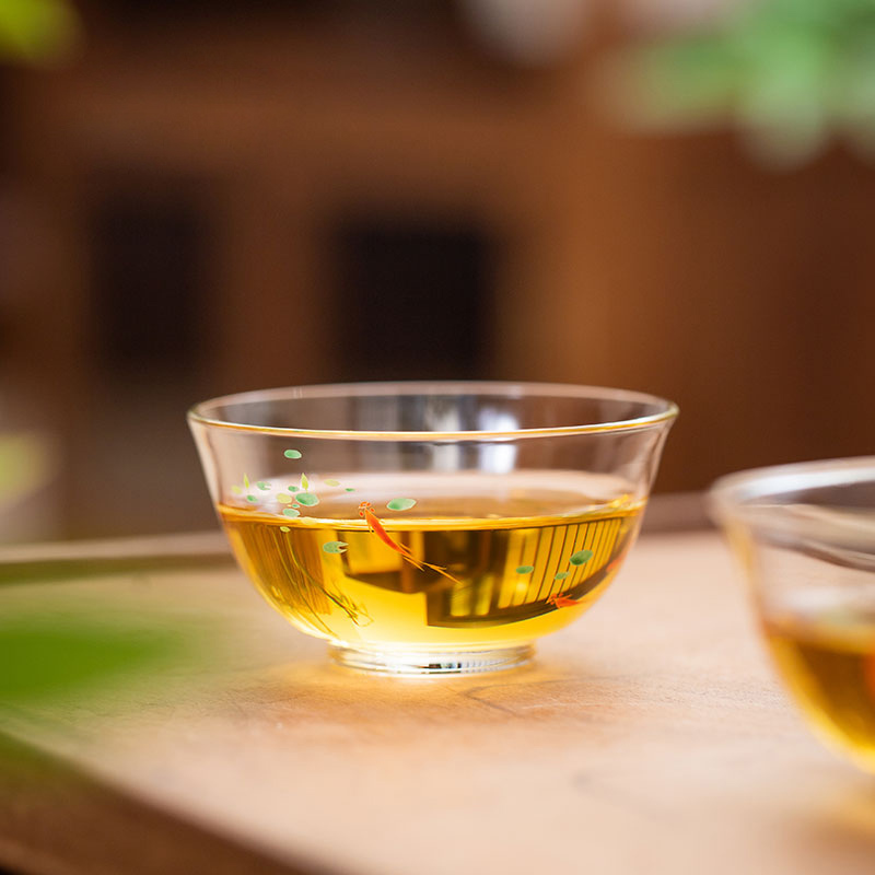 Hand-Painted Tea Tasting Cups 50ml Set of 2