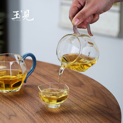 Borosilicate Glass Gongdao Cup 180ml – Handcrafted Tea Cup, Tea Brewer