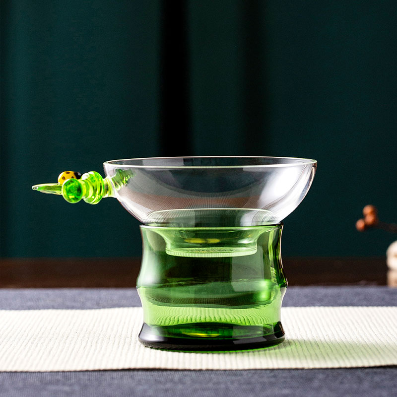 Handcrafted Ladybug Tea Infuser – Borosilicate Glass, Creative Tea Filter