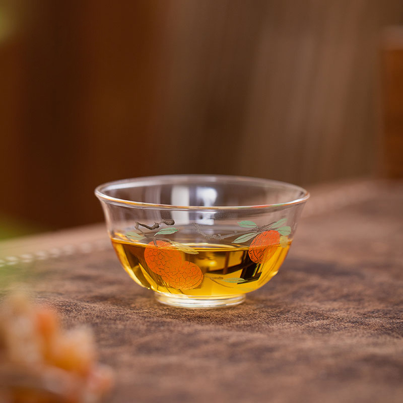 Hand-Painted Tea Tasting Cups 50ml Set of 2