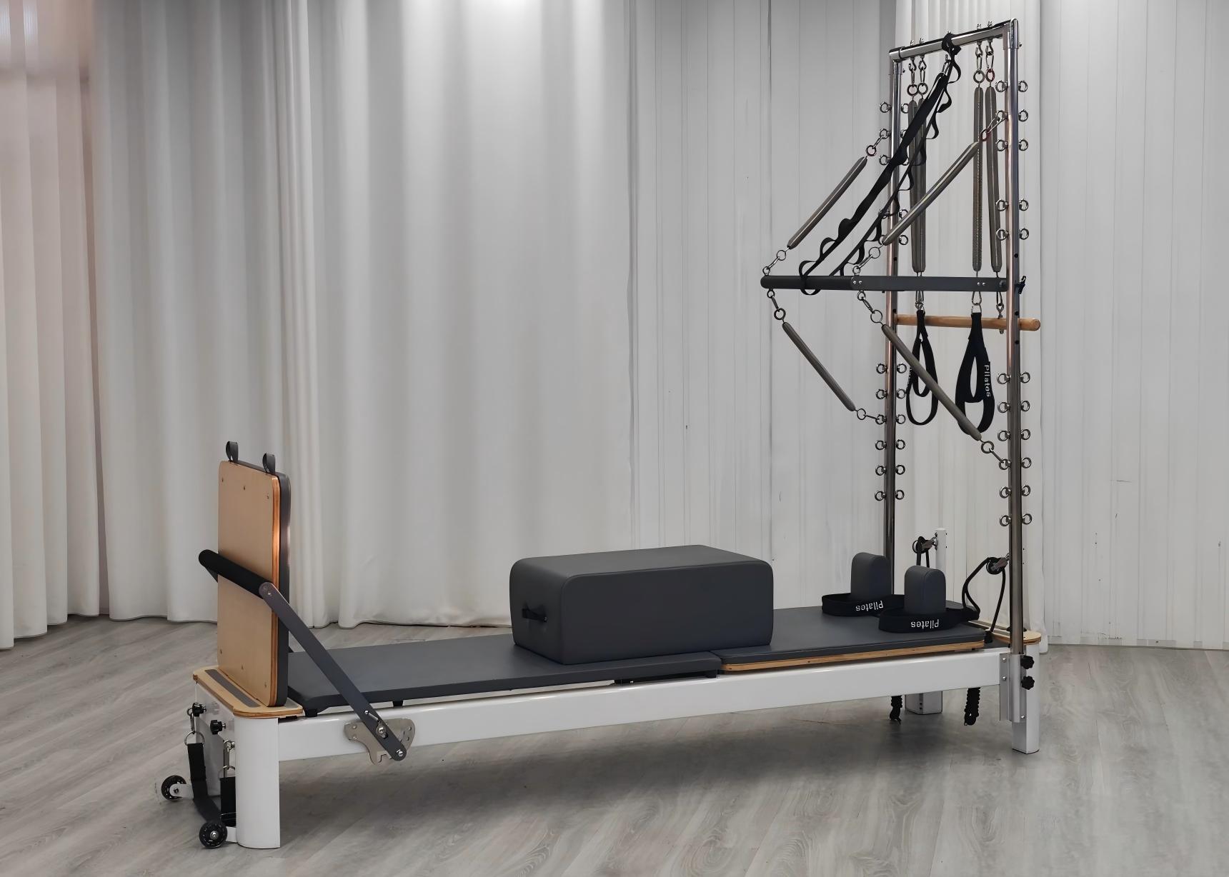Studio Aluminum Pilates Reformer With Tower