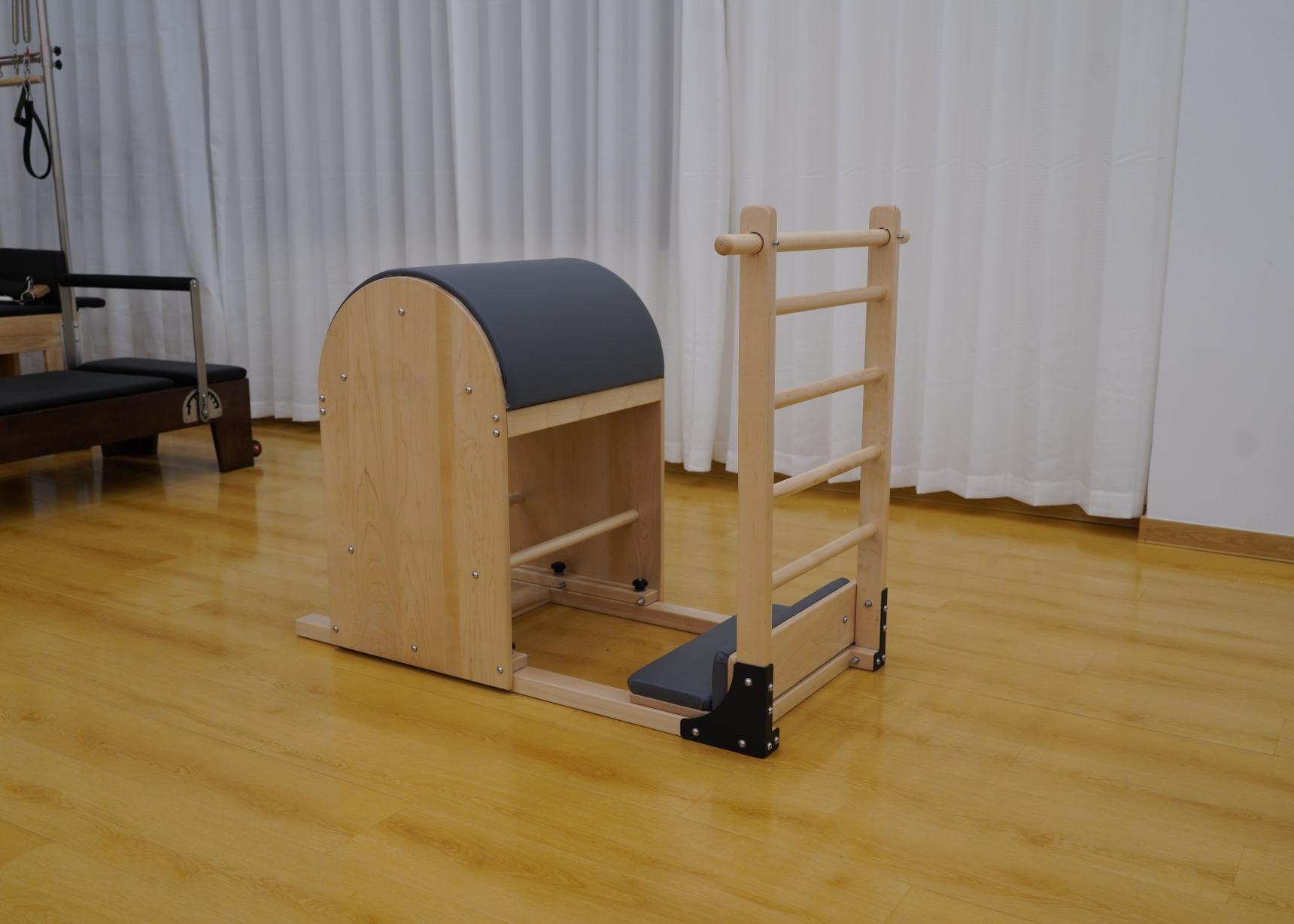 Pilates Premium Ladder Barrel with Wooden Base
