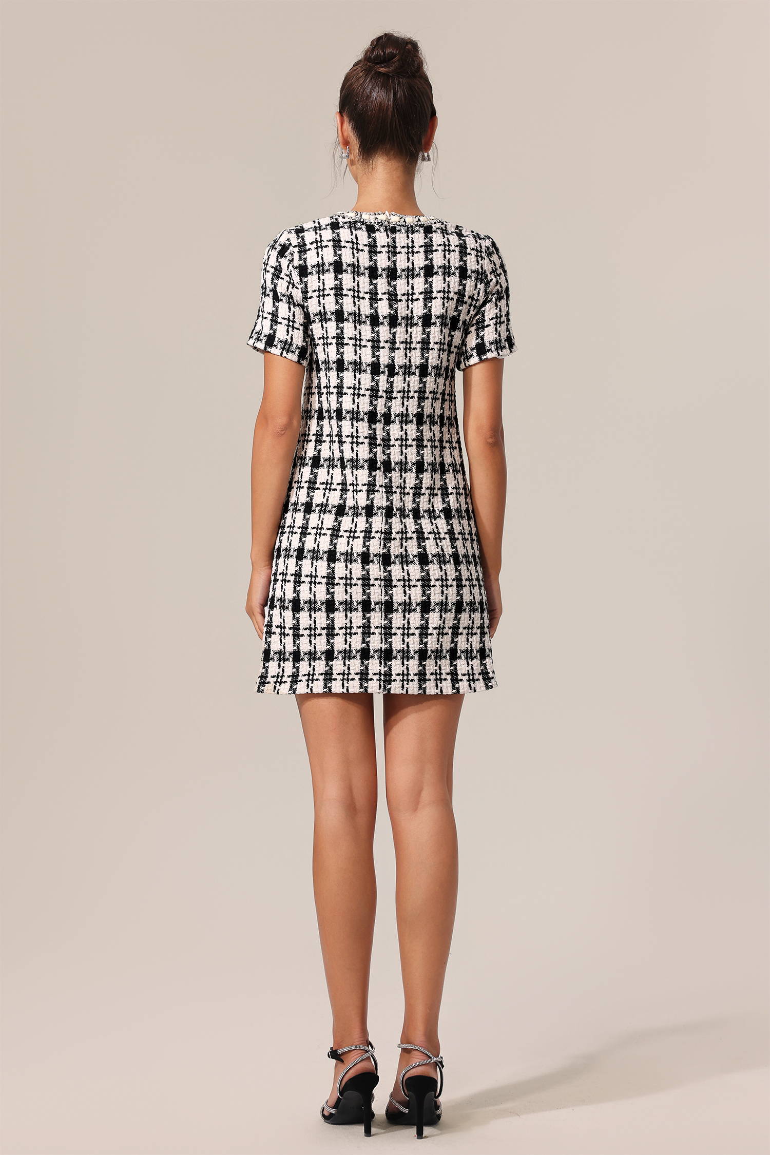 Yvan Round Neck Sleeveless Mini Dress