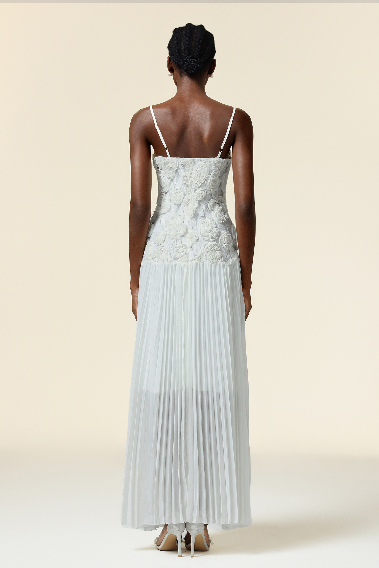 Winify Sleeveless Flowers Maxi Dress