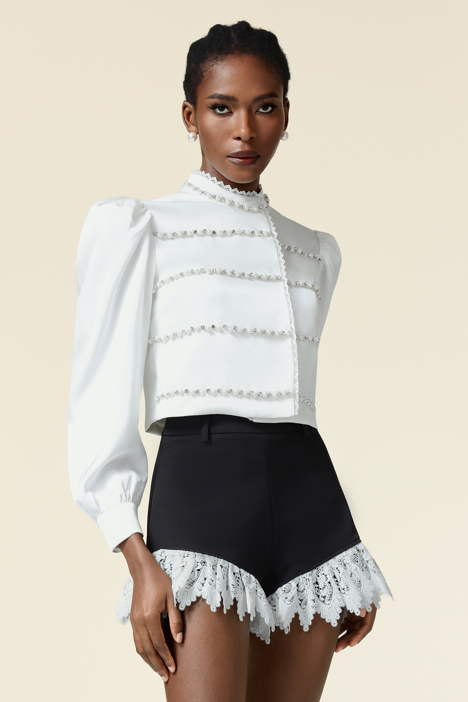 Reminisce Pearl Long Sleeves Top