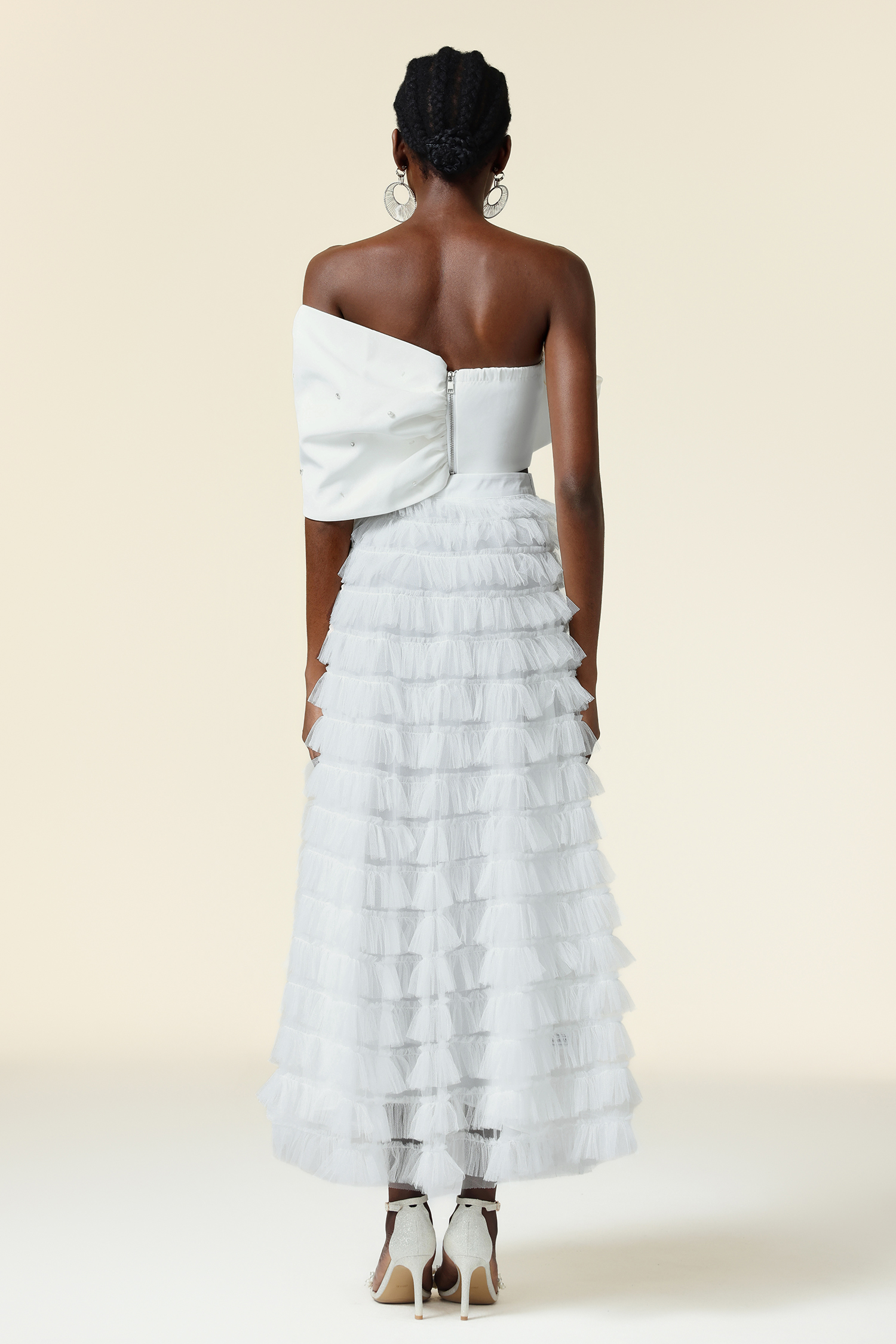 Margue Diamond Top And Skirt Two-Piece Set