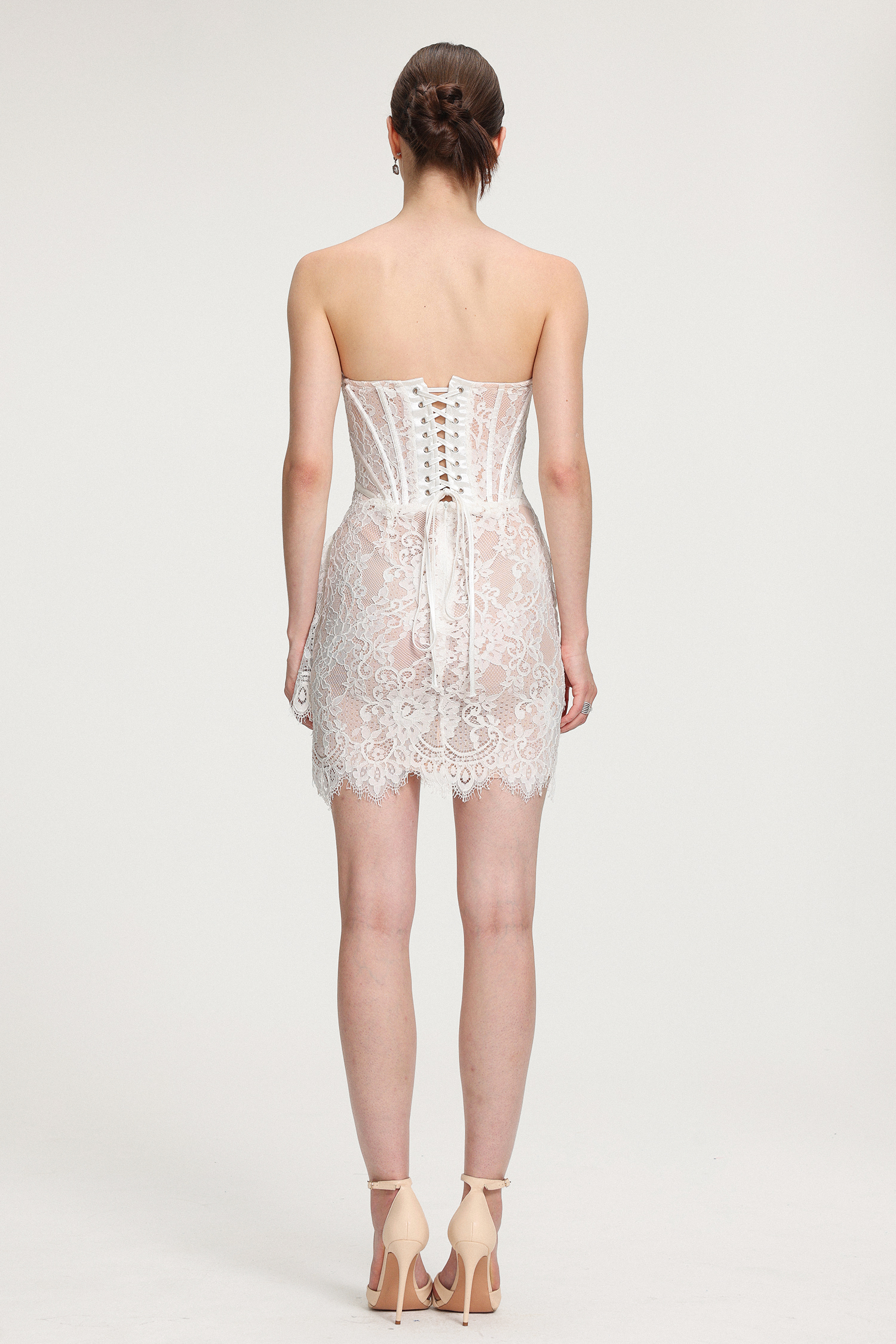 Lace Corset Mini Dress