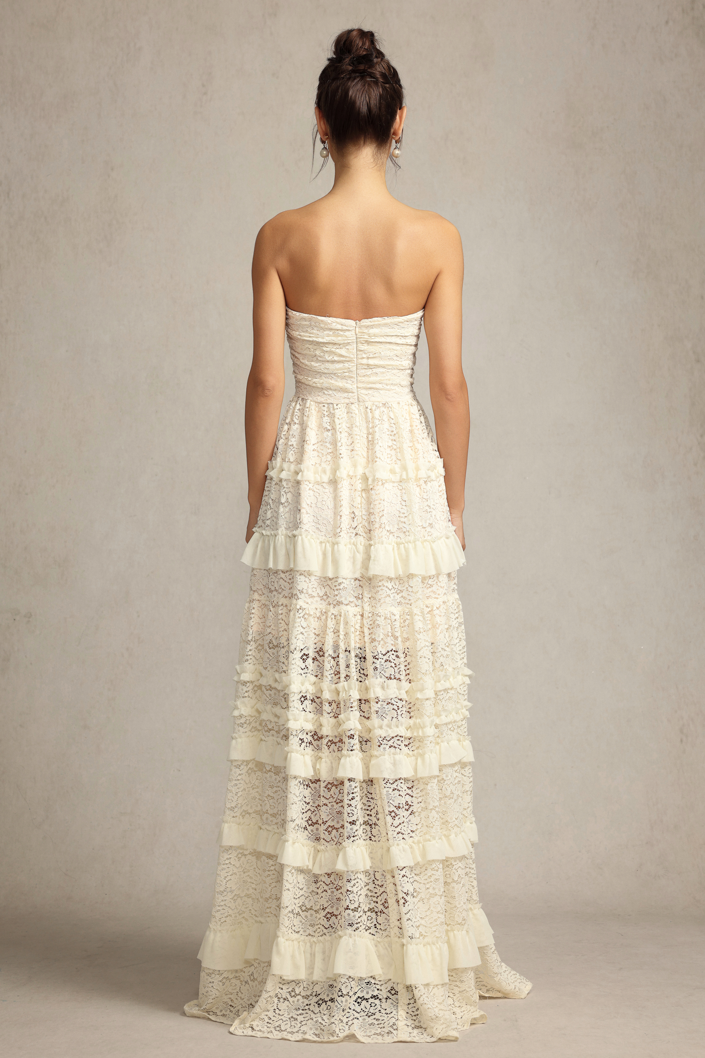 Edwina SleevelessFolds Maxi Dress