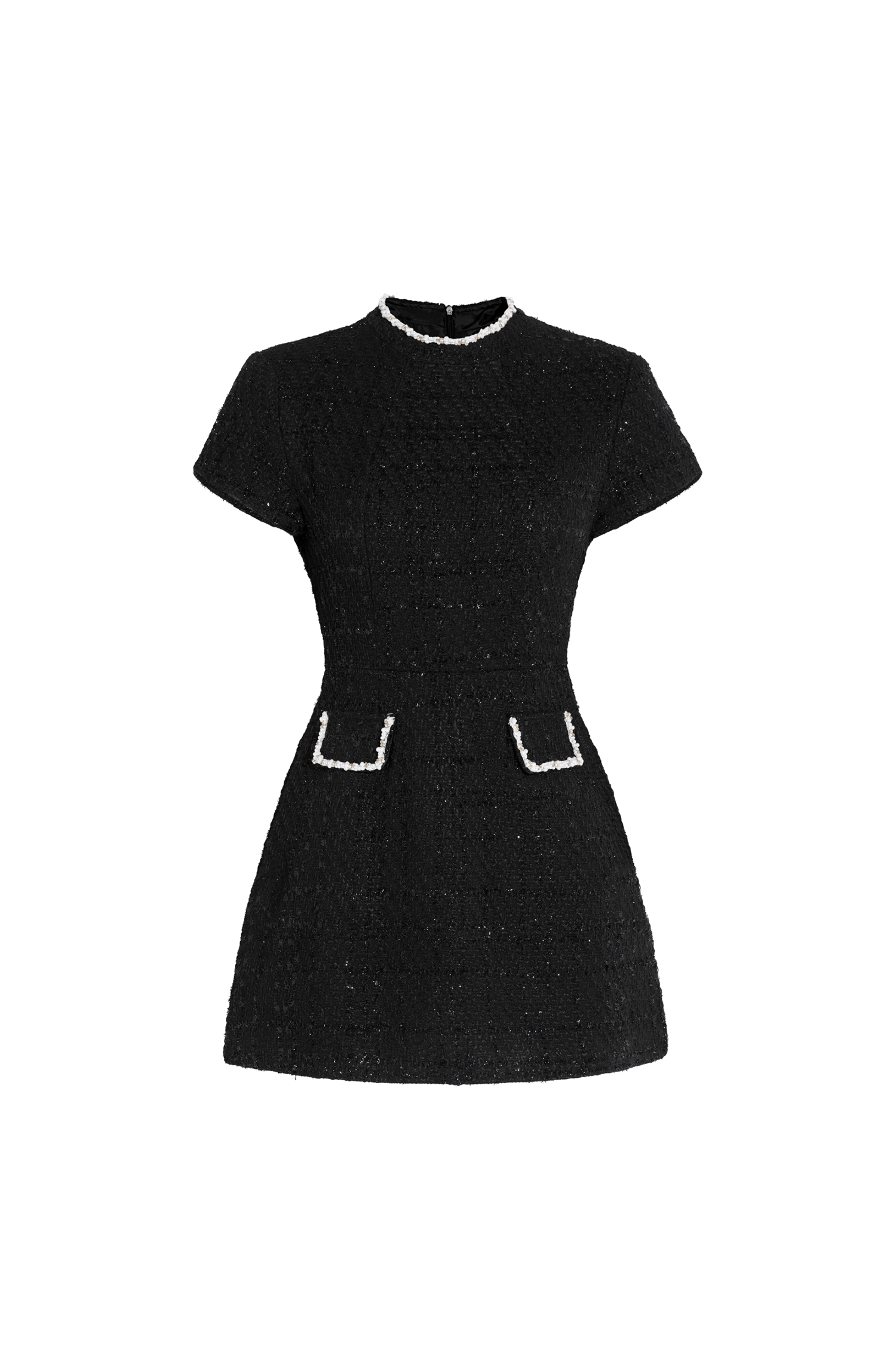 Quincy Short Sleeve Diamond Mini Dress