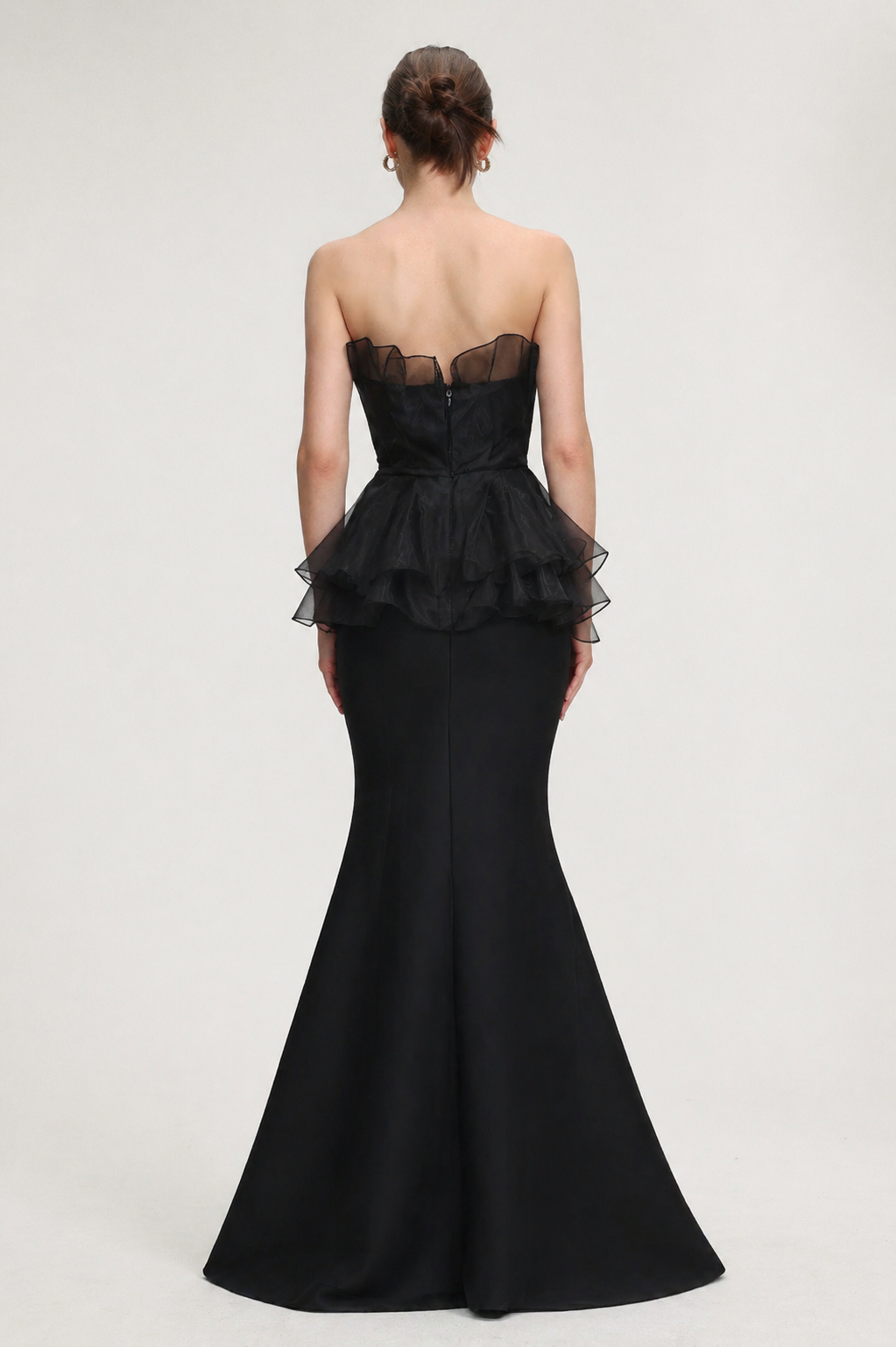 Oria Sleeveless Fishtail Bandage Maxi Dress
