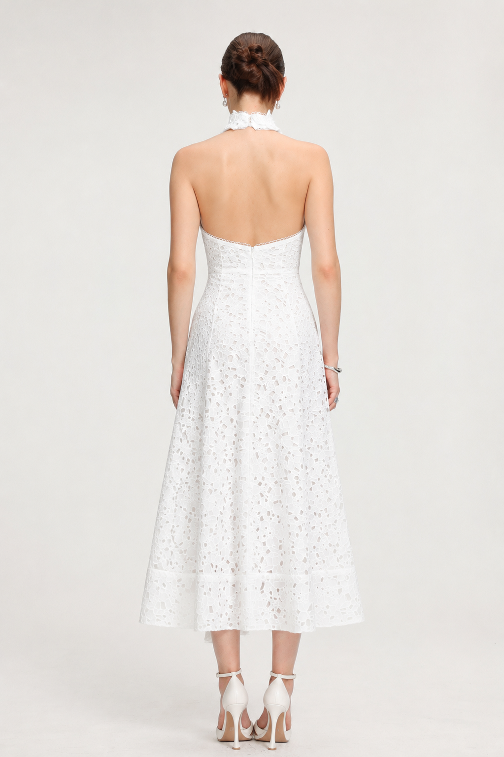 Nuvola Halter Midi Dress