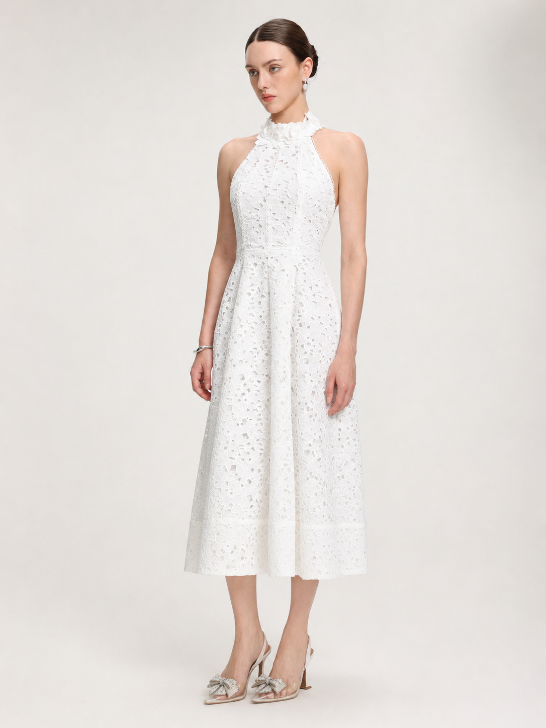 Nuvola Halter Midi Dress