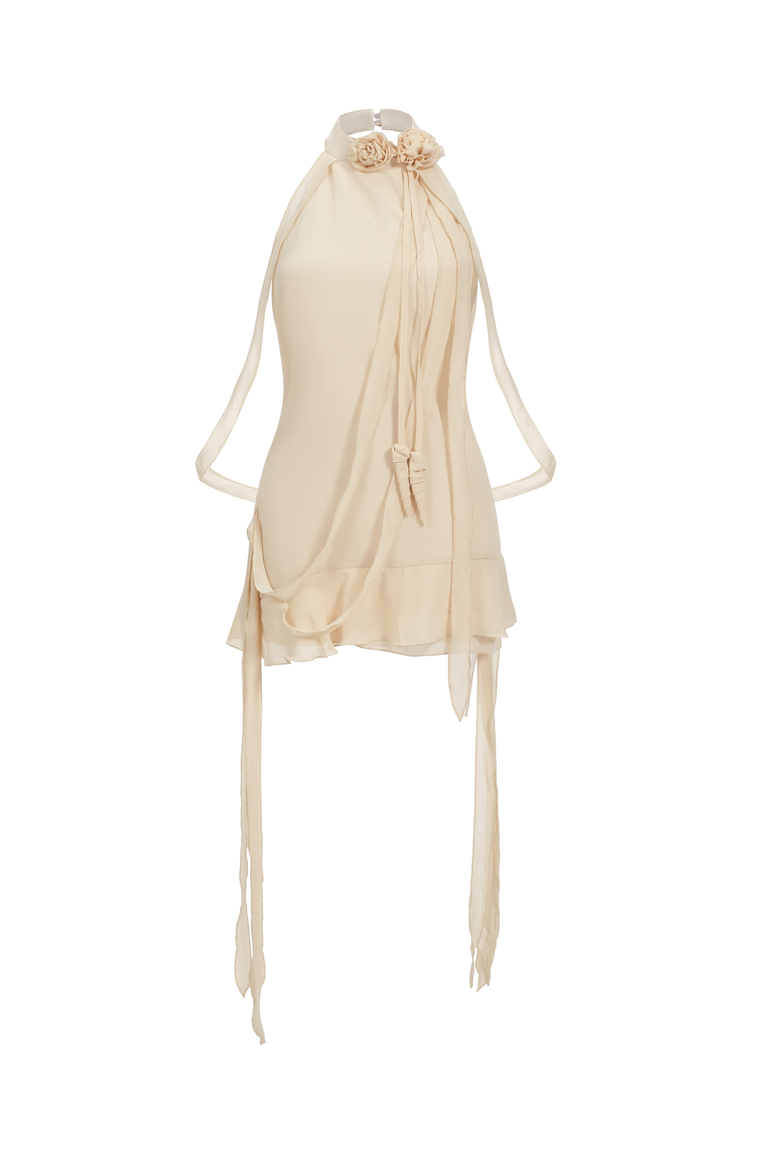 Flaly Halter Mini Dress