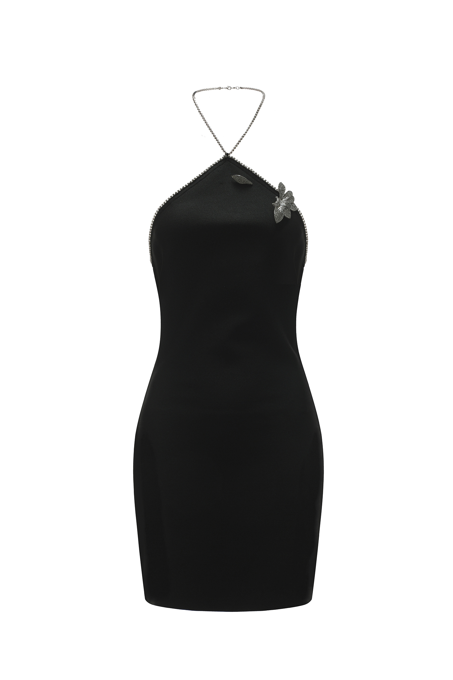 Evanfeline Halterneck Bandage Mini Dress