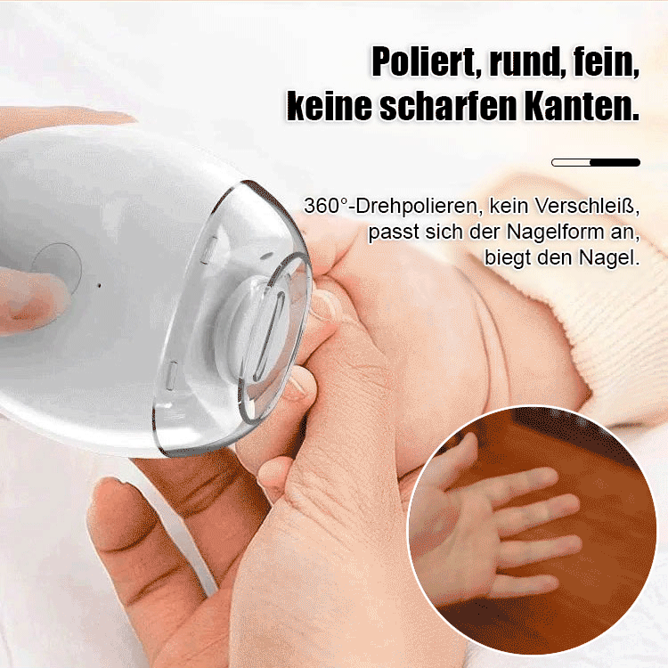 【Perfekte Nägel】✨【Unverzichtbar für Familien mit Babys und Senioren】Elektrischer Nagelschleifer