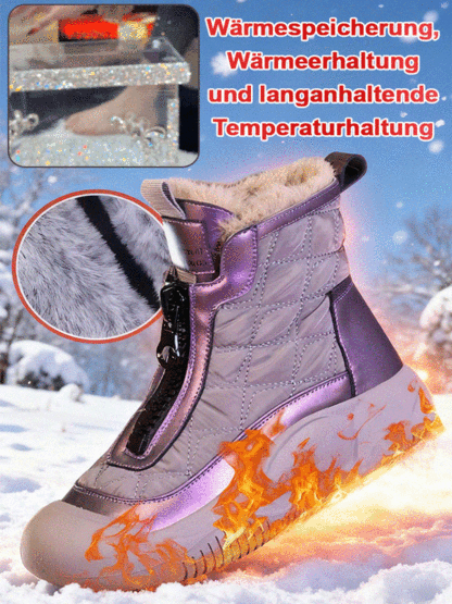 【Eleganz trifft Wärme】 Winterstiefel-Warm bei -40°C - Fußgewölbe Unterstützung, Geruchsfrei