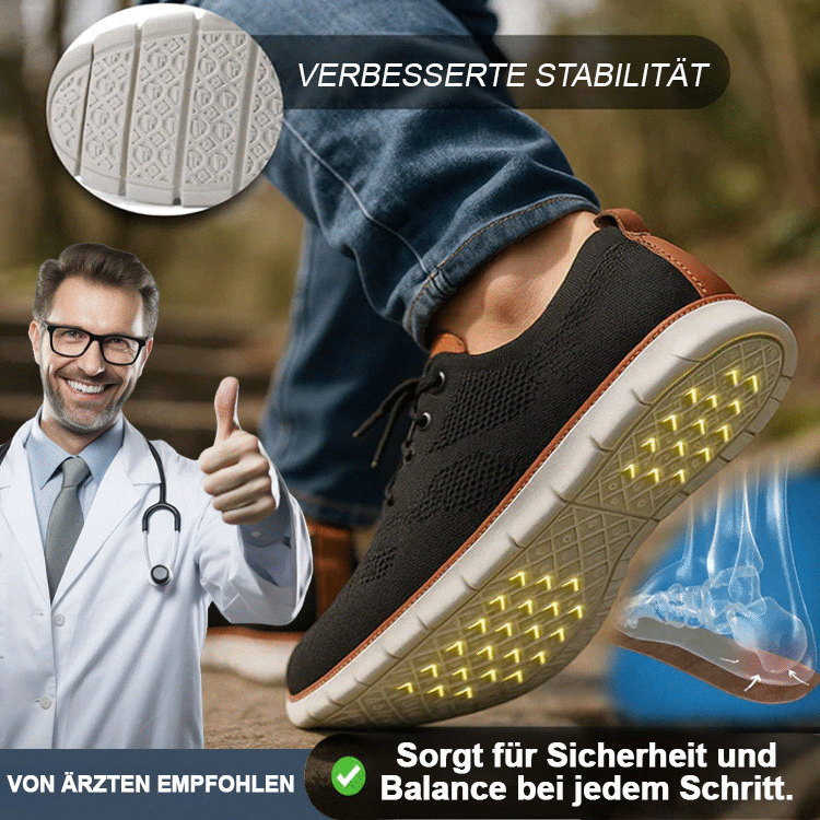 【Podologen-Empfehlung】Orthopädische Schuhe - Schuhe - Nervendruck Linderung- Täglicher Gebrauch, Kein Fußschmerz