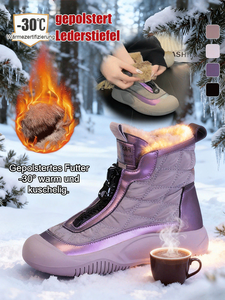 【Eleganz trifft Wärme】 Winterstiefel-Warm bei -40°C - Fußgewölbe Unterstützung, Geruchsfrei