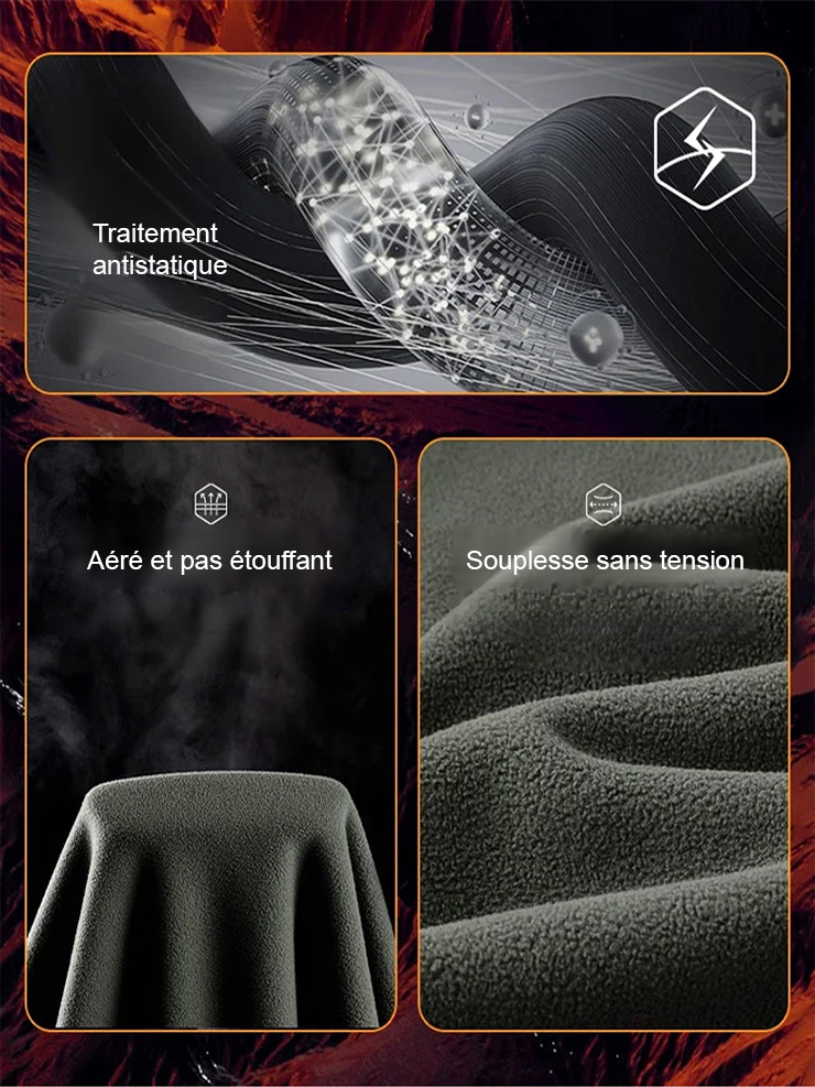 【Chaleur Extrême】DoubleFace™ Veste Polaire Norvégienne - Chaud jusqu’à -40°C,Confort Suprême