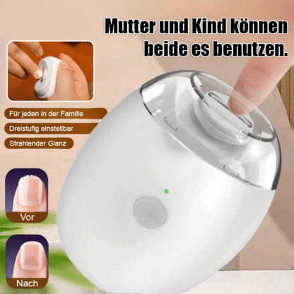 【Perfekte Nägel】✨【Unverzichtbar für Familien mit Babys und Senioren】Elektrischer Nagelschleifer