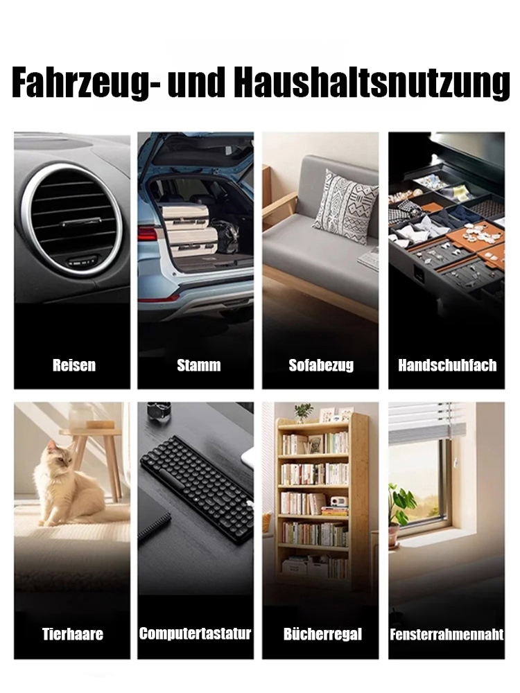 ⚡CleanPro™ 2-in-1 Saugen & Blasen - 3 Sekunden für staubfreie Autos, 3 Minuten für ein wie-neu-Innenraum! Unter 500g, über 90 Tage Nutzung!