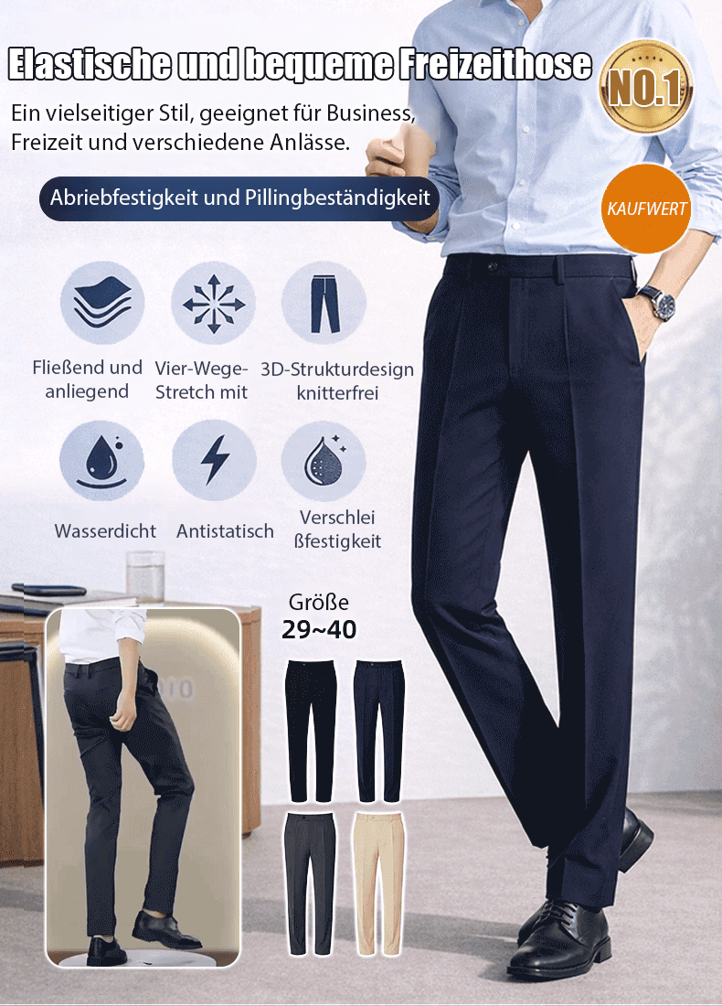 Elastische und bequeme Freizeithose