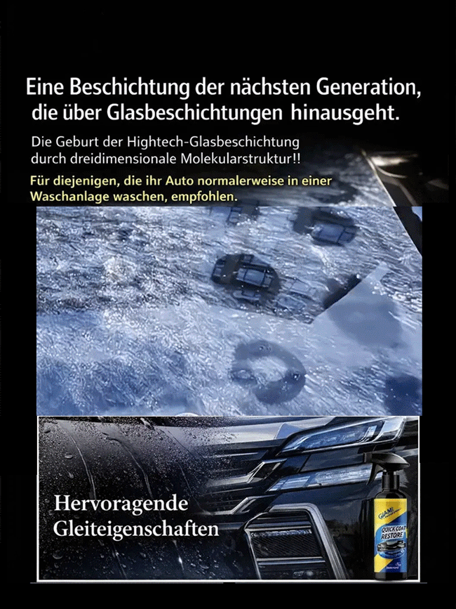 ✨【8-Monate Schutz】NanoShield™ Graphen-Spray - Ein Sprühstoß, 8 Monate sauber! UV-Blocker & Staubabweisung!