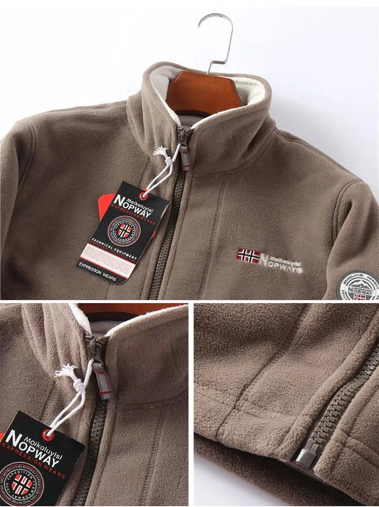 【Chaleur Extrême】DoubleFace™ Veste Polaire Norvégienne - Chaud jusqu’à -40°C,Confort Suprême