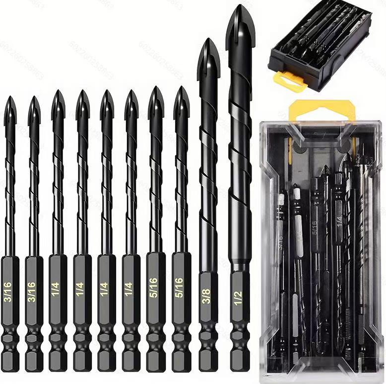 【Alleskönner】PowerDrill™ Präzisionsbohrer - Durch Stahl in nur 3 Sekunden!Saubere Kanten, keine Splitter!5x härter als herkömmliche Bohrer!